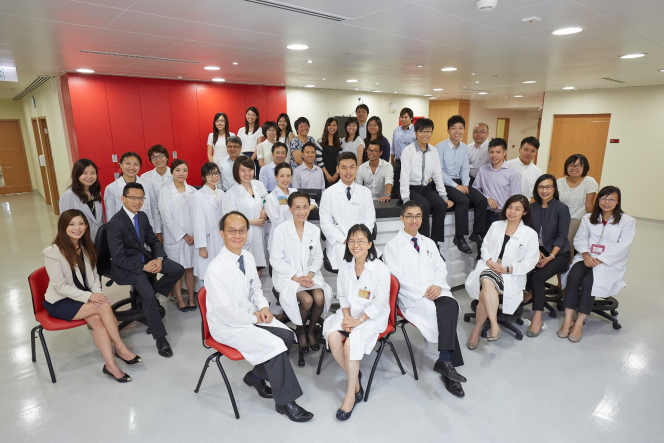 A photo of the team of HKU Phase 1 Clinical Trials Centre.